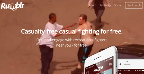 Rumblr is not a dating app for fistfights (Updated)