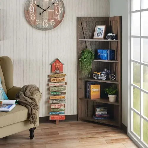 10 Best Ideas for Rustic Corner Shelf Design - VIAPU