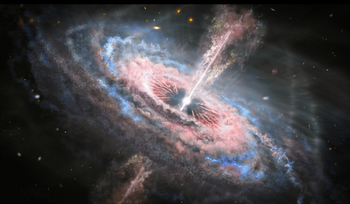 Scientists Found a Raging Galactic Core From Near the Beginning of Time