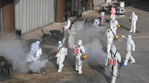 Shanghai Wants Pandemic Workers to Stop Disinfecting Everything