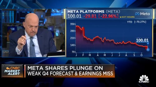 Jim Cramer Tears Up, Apologizes on TV for Trusting Mark Zuckerberg as Meta Stock Plummets