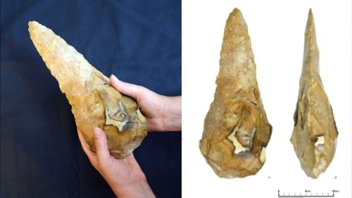 Archaeologists Keep Unearthing Mysterious 'Giant' Prehistoric Hand Tools