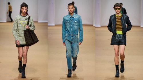 Die Menswear Kollektion von Prada besticht durch ihre Schlichtheit