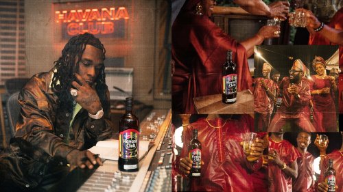 Burna Boy collaborates with Havana Club on a bottle infused with heritage