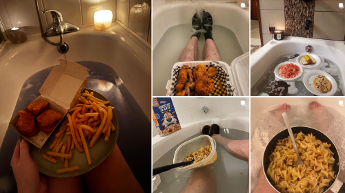 Deze mensen eten dolgraag in bad