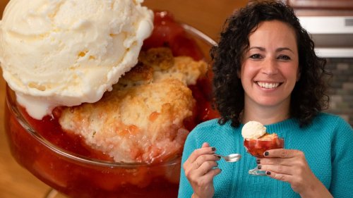 Strawberry Shortcake Cobbler - The Cooking Show