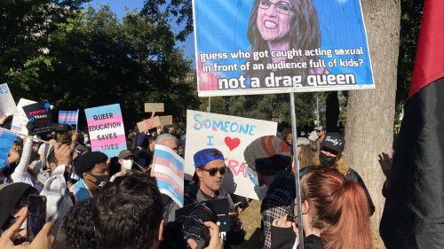 Anti-Trans Protesters Organized Rallies in 77 Canadian Cities. They Were Far Outnumbered.
