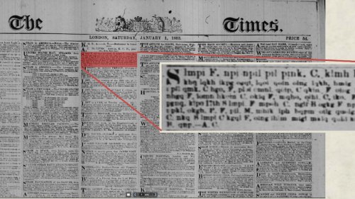 Codebreakers Find ‘Sexts,’ Arctic Dispatches in 200-Year-Old Encrypted Newspaper Ads