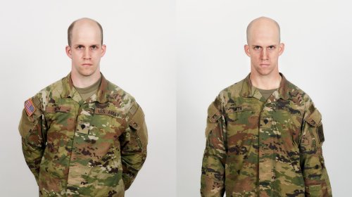 Before and After Photos of U.S. Army Recruits