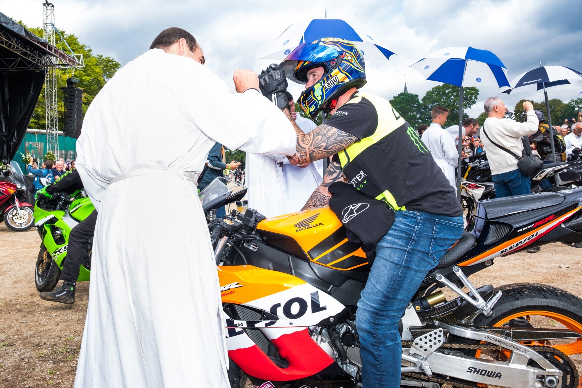 Inside France’s Wild Annual Biker Pilgrimage