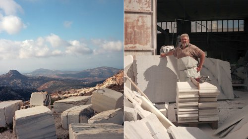 Une errance photographique dans les carrières de marbre de Naxos