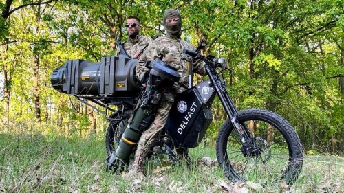 Ukraine Is Using Quiet Electric Bikes to Haul Anti-Tank Weapons