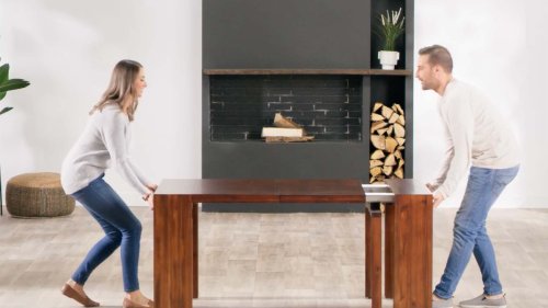 Is This Couple About to Do It on This 'Transformer Table'? Our Guess Is Yes