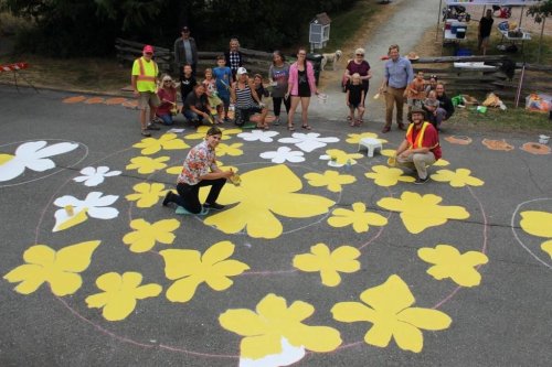 Taking it to the streets: Saanich gets its first road mural