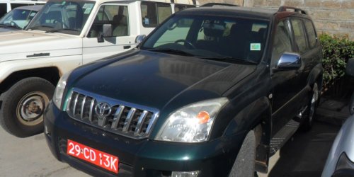Diplomatic number plates in Kenya