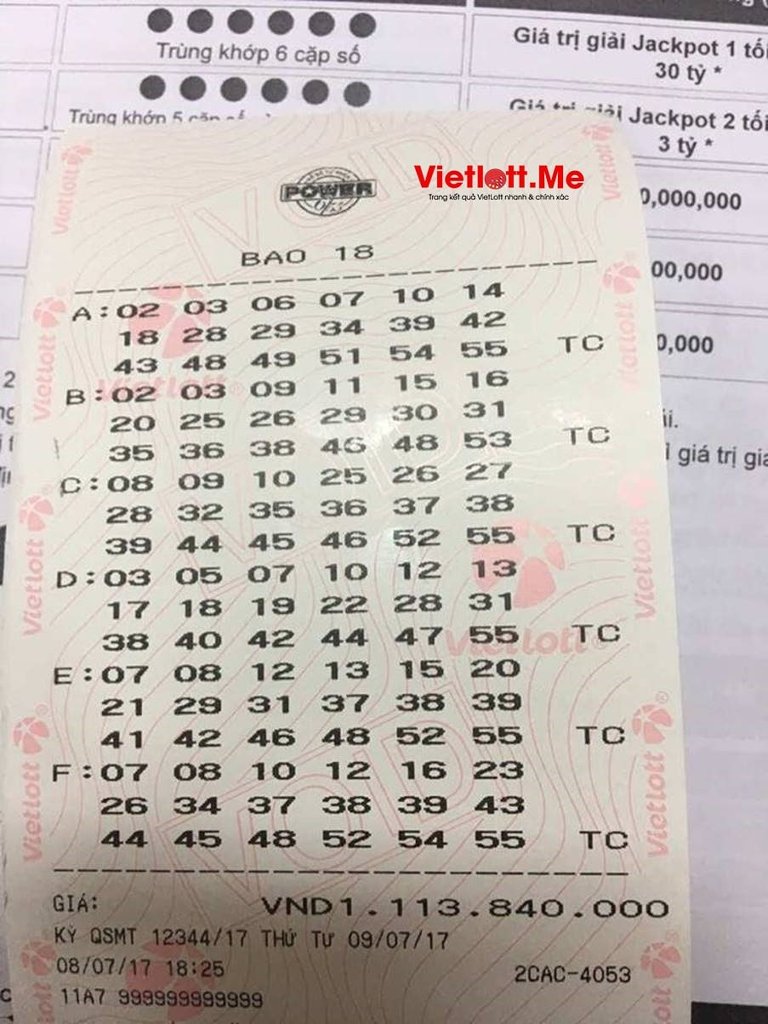 Xo so Power 6/55 - Kết quả Xổ số Power 655 - XS Power hôm nay - cover