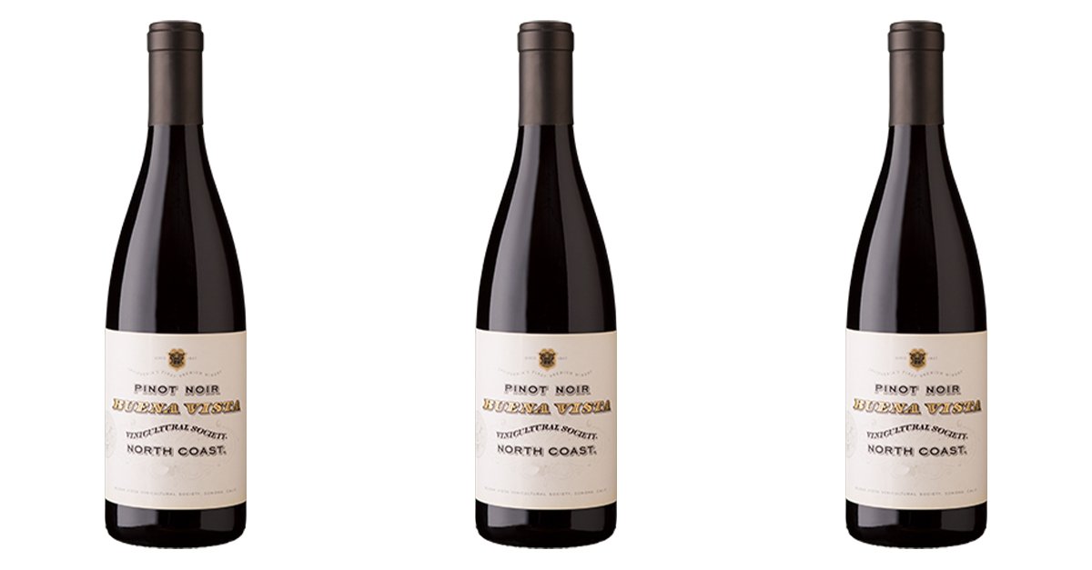 Buena Vista Winery Vinicultural Society Sonoma Pinot Noir 2018 Review & Rating