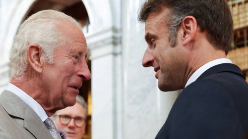 Emmanuel Macron besucht ihn in Windsor