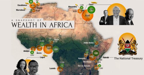 Mapped: A Snapshot of Wealth in Africa