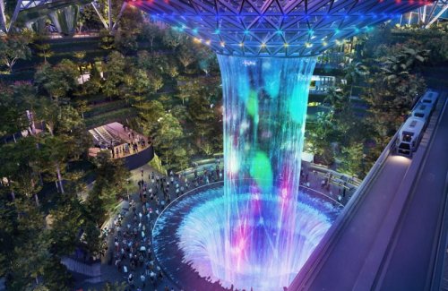 Singapore's New Airport Terminal is Basically an Adventure Park