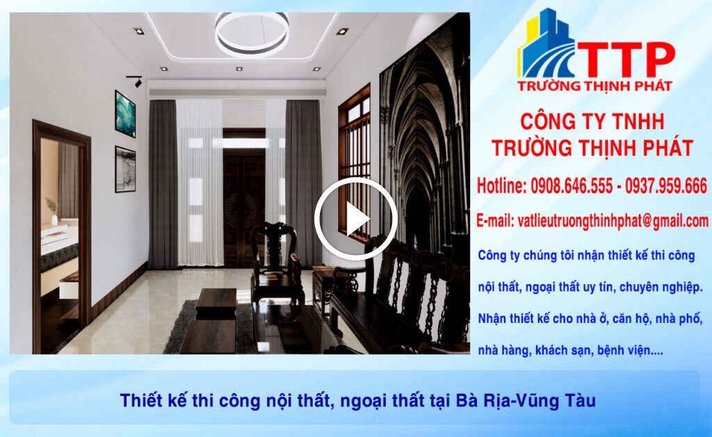 Thiết kế thi công nội thất, ngoại thất tại Bà Rịa-Vũng Tàu -