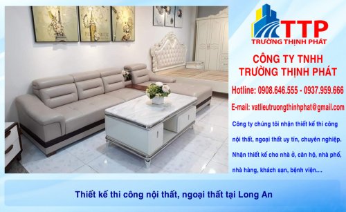 Thiết kế thi công nội thất, ngoại thất tại Long An -