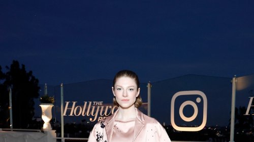 In Tabi Stilettos And Ladylike Erdem, Hunter Schafer Is All About Awkward Glamour