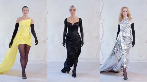 Kim Kardashian, Nicole Kidman And Dua Lipa Walk The Runway At Balenciaga Couture