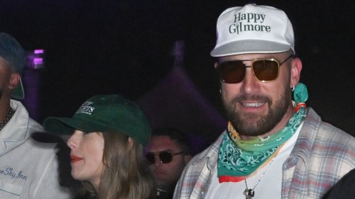 Help! I Can’t Stop Thinking About Travis Kelce’s Happy Gilmore Hat At Coachella