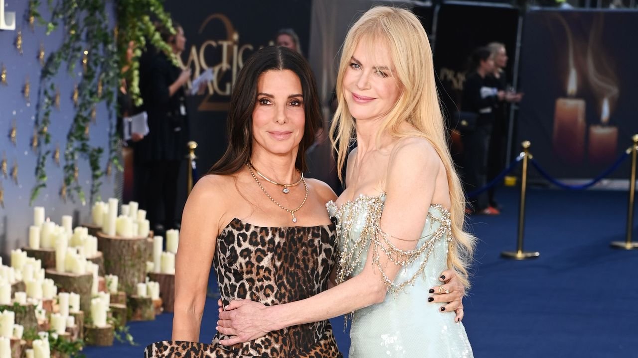 Nicole And Sandra Reunite On The ‘Practical Magic 2’ Red Carpet In London