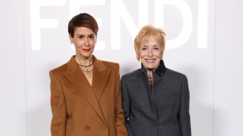 Sarah Paulson And Holland Taylor Are Couture Week’s Best-Dressed Couple