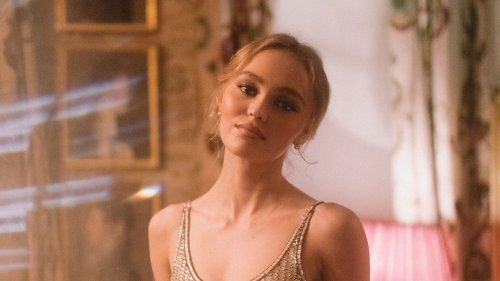 Lily-Rose Depp Is The Ultimate Chanel Girl In Gold Beaded Couture At The House’s Pre-BAFTA Party