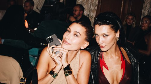 At Paris’s Caviar Kaspia, Hailey Bieber Fetes Her Collaboration With Wardrobe.NYC