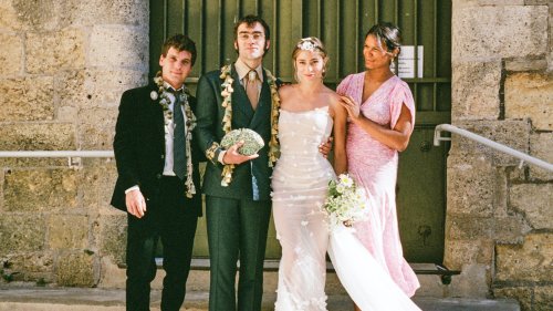 The Bride Wore a “Naked” Dress to This Wedding at a Medieval Castle in the South of France