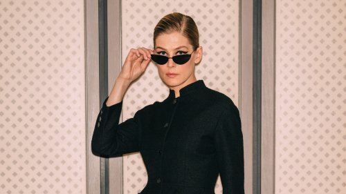 Rosamund Pike Takes Over NYC—Dressed in Dior