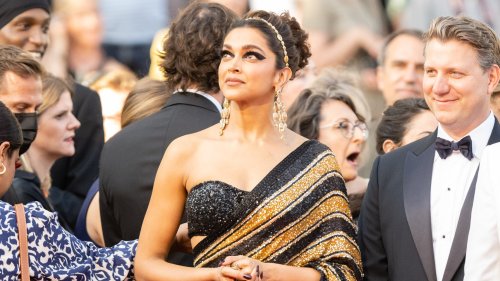 Le sari de Deepika Padukone, la star surprise du festival de Cannes