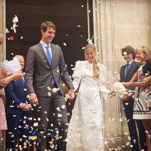 Celebrity Weddings 2021: Alexandre Arnault married the designer Géraldine Guyot in a J.W. Anderson wedding dress