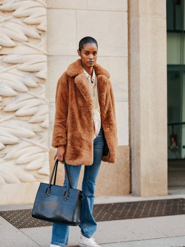 Faux Fur And Sparkly Materials Can Be Dressed Up Or Down For Winter Fashion