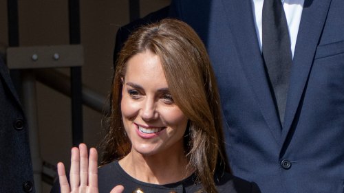 Kate Middleton est apparue avec un manteau noir Dolce & Gabbana qu'elle avait déjà porté
