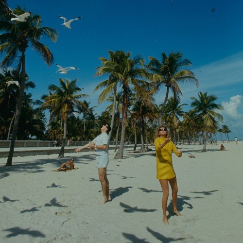 Les plages de Miami en belles photos vintage