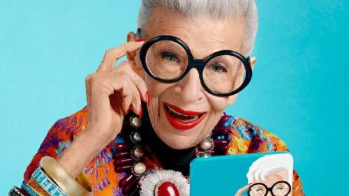 Iris Apfel a 101 anni firma una nuova linea di make-up