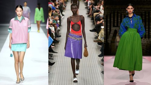 7 combinaciones de colores con faldas y blusas en Primavera-Verano 2025