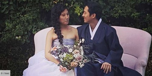 Steven Yeun s'est marié sous les yeux de ses collègues de The Walking Dead