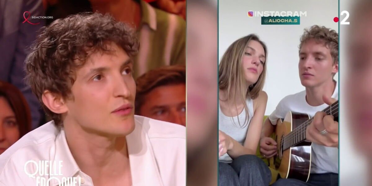 "On s'est retrouvés" : Aliocha Schneider fait de rares confidences sur sa relation à distance avec Charlotte Cardin dans Quelle époque ! (ZAPTV)