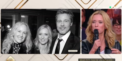 "Je me sentais un peu misérable" : Léa Drucker revient sur sa rencontre fortuite avec Brad Pitt (ZAPTV)