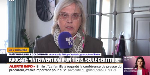 Quelle est la théorie privilégiée par la famille au sujet de la mort d'Emile ? L'avocate du grand-père Philippe Vedovini brise le silence