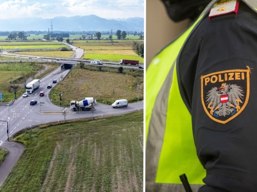 Unfall in Dornbirn: Pkw gegen Leitschiene geprallt - zwei Personen ins Krankenhaus gebracht