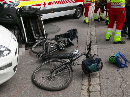 Klaus: Fahrrad mit "Kiki" von Pkw erfasst