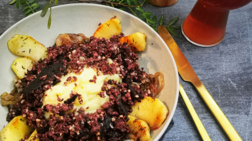Himmel & Erd Rezept mit Grützwurst – eine Hamburger Spezialität