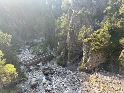 Zimmerbergklamm – wandern auf dem Klammsteig bei Telfs